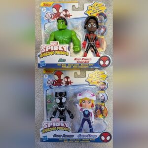 Spidey And His Amazing Friends - Hulk, Ghost-Spider, Miles, Black Panther